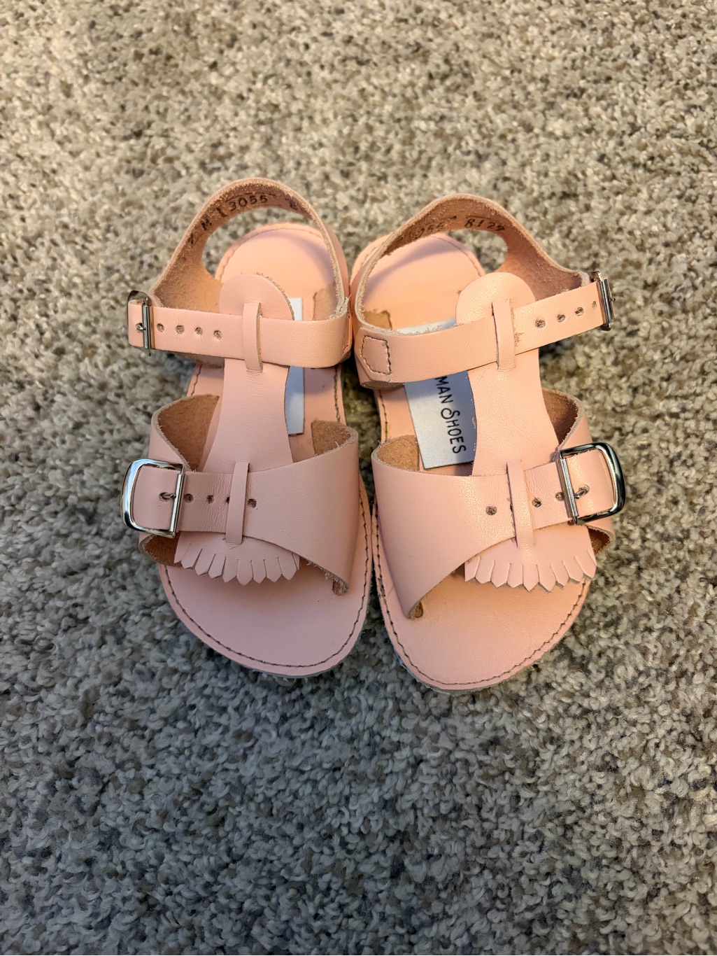 Nwot | Zimmerman Toddler Sandals, Pink Blush, Size 7